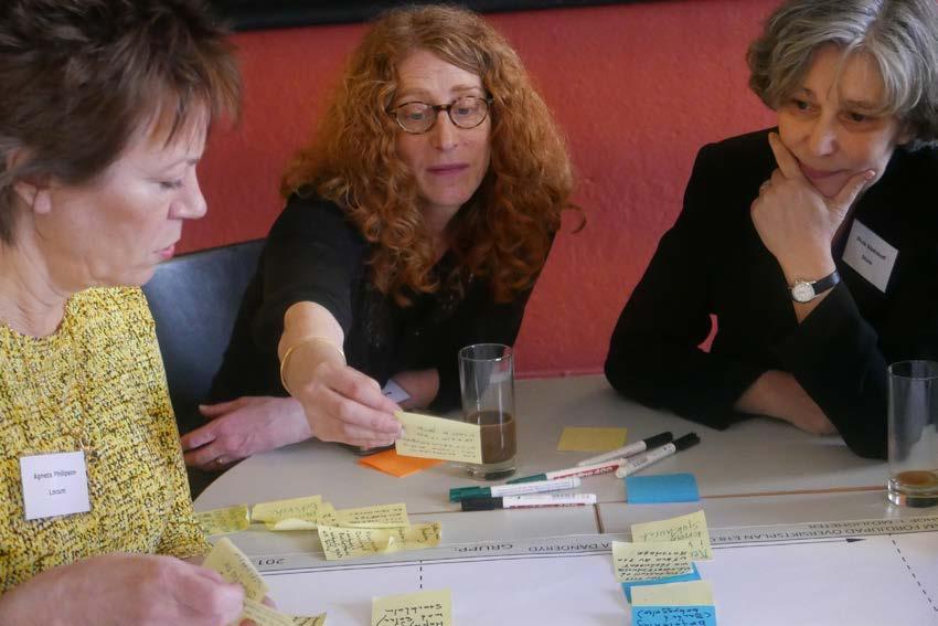 Workshop 4: Genomförande Den fjärde workshopen handlade om hur olika delar av visionen för det framtida centrala Danderyd hänger samman och är beroende av varandra inför ett genomförande.
