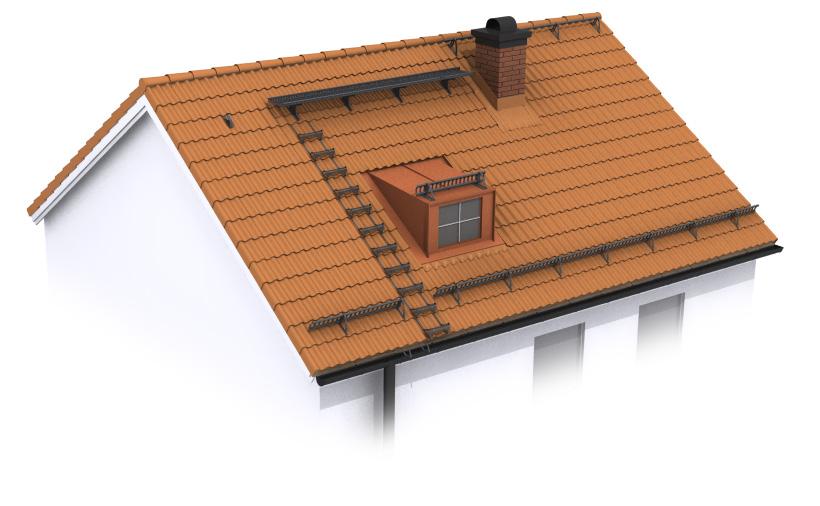 Ett nytt, unikt system för säkerhet på tak Med taksäkerhetssystemet från Monier får varje tak den kombination av produkter som tillgodoser kraven på säkerhet.