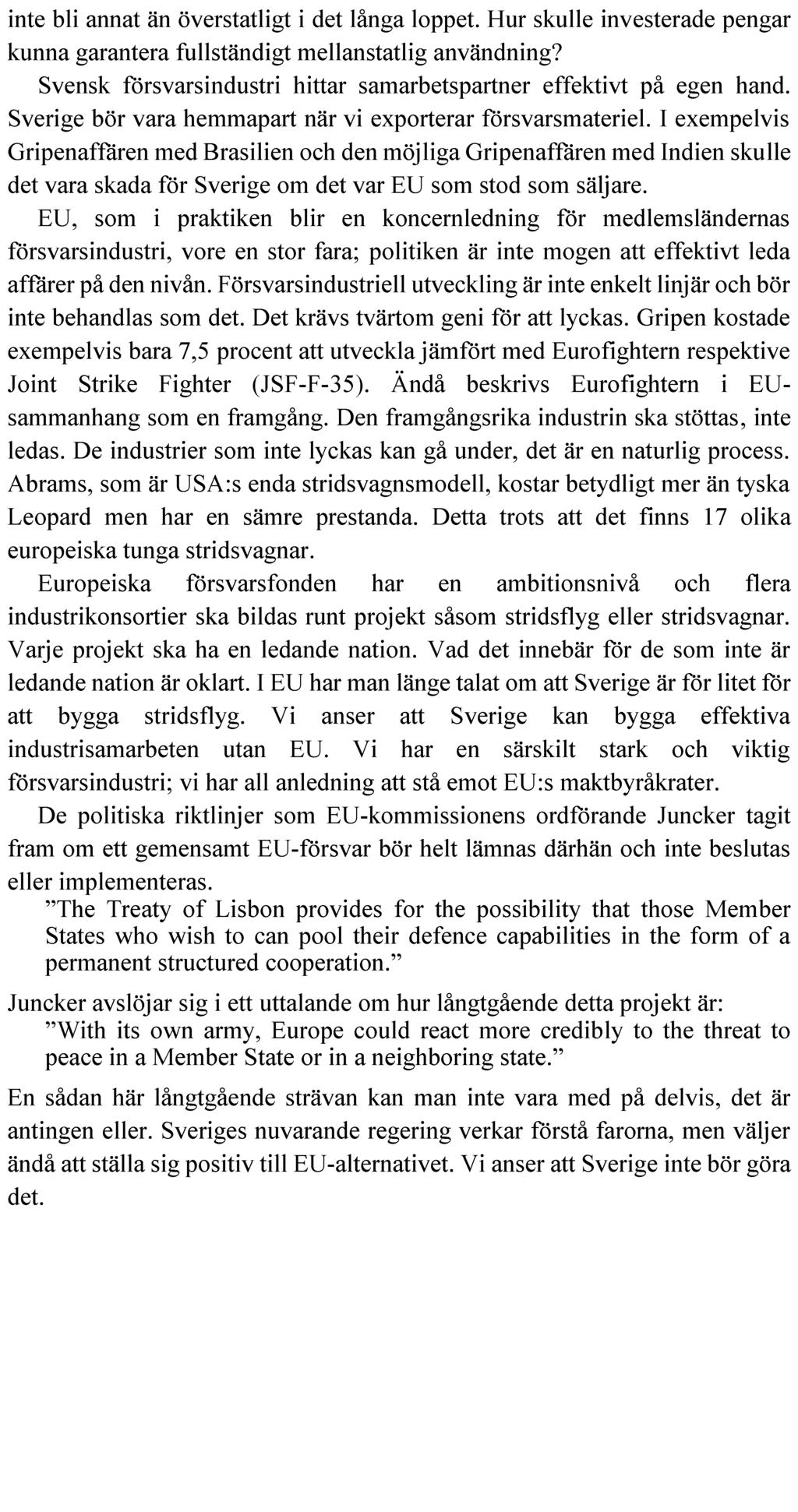 FÖRSVARSUTSKOTTETS YTTRANDE 2017/18:FÖU1Y BILAGA 2