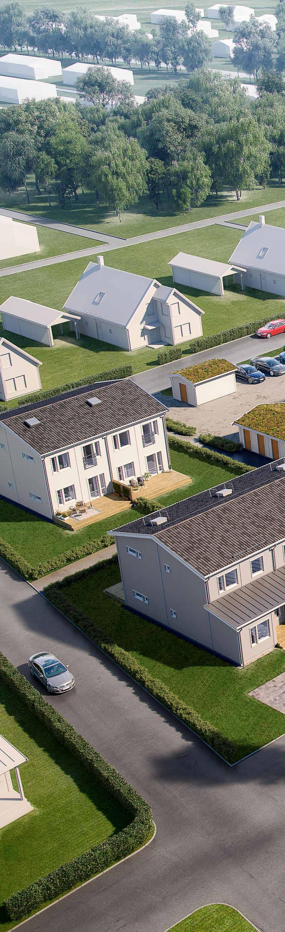 2 SVEDALA / BRF BARA BACKAR BARA BACKAR Ett naturskönt och modernt boende I mysiga Bara i Svedala Kommun bygger OBOS ett nytt bostadskvarter med 31 par- och radhus om 107 och 120 kvm.
