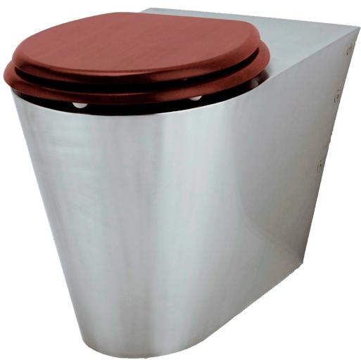 Wc WCK4 Golvstående toalett. Levereras som standard med 3- och 6-liters spolning, svart sits (TBTOSEAT6) och ljudisolerande skum. Kan även levereras med sits i vitt eller mahogny, TBTOSEAT7-8.