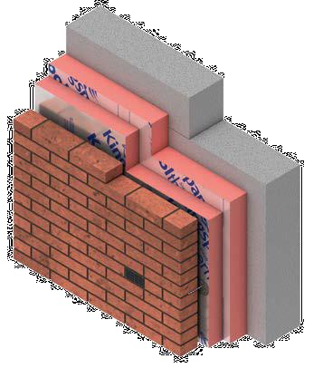 Användningssätt Inledning Kingspan Kooltherm K15C Skalmursisolering används i murverk och ventilerade fasadsystem.