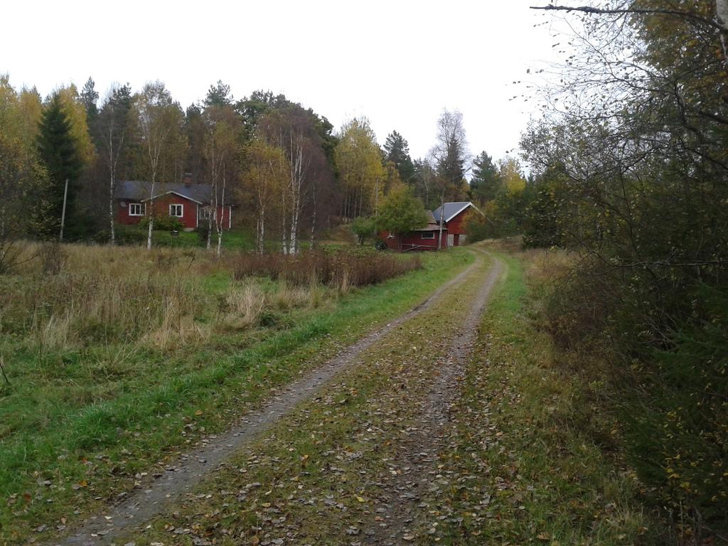 platser, främst vid gårdsmiljöer men även i lövskogspartier och invid vattendrag.