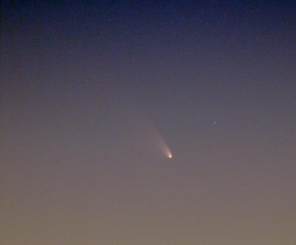 4 KOMET C/2011 L4 PanSTARRS Fotograf: Lars-Erik Andreasson, Grötö. Tid: 2013-03-14, kl 19.