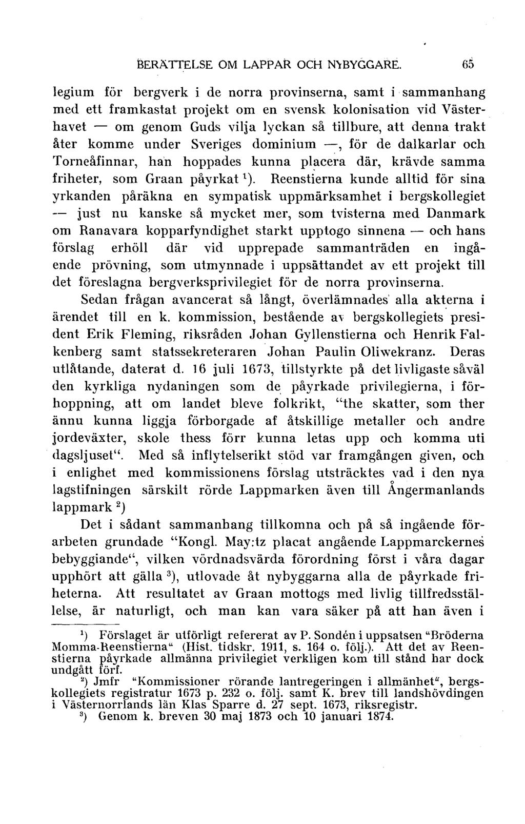 BERÄTTELSE OM LAPPAR OCH N\BYGGARE.