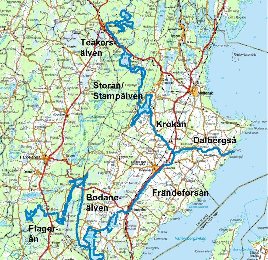 som är värd att överväga. Dock finns inga uppgifter om förekomst av ål i vattendragen idag.