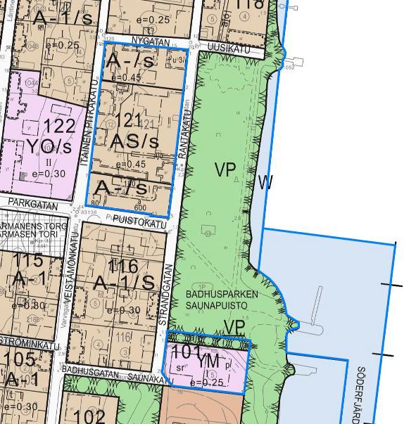 1-9 3.2.1.2.1 Etapplandskapsplan 1 och 2 Landskapsplanens etapplaner påverkar inte planläggningen. 3.2.1.3 Generalplan Över området finns Kristinestads icke rättsverkande delgeneralplan som godkänts av stadsfullmäktige år 1998.