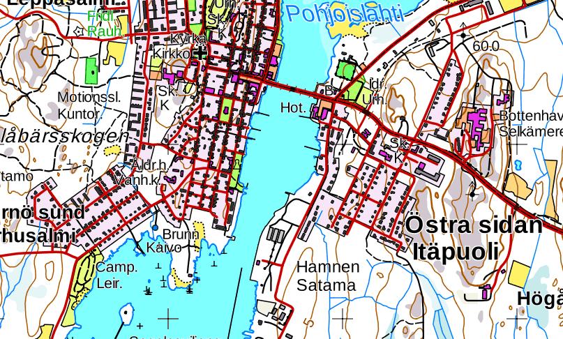 1-4 1. BAS- OCH IDENTIFIKATIONSUPPGIFTER 1.1 Identifikationsuppgifter Området är beläget i centrum av Kristinestad. Områdets areal är ca 1,6 ha.