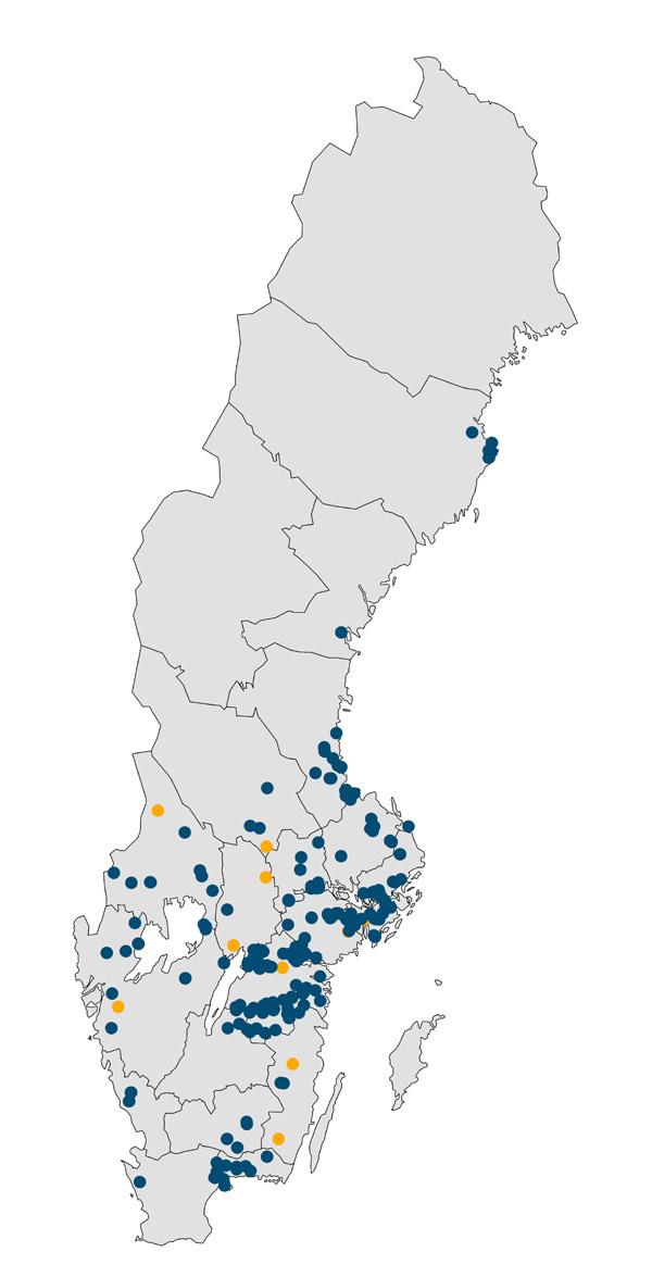 Utbredning och status Bred kärrtrollslända har en nordöstlig utbredning som sträcker sig från Frankrike i väster och till Sibirien i öster.