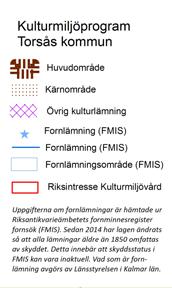 Kärnområdet Mitt i byn finns ett äldre vägskäl med skola och en brunn. Byn har tre äldre gårdar lite spridda i byn, i princip på de gamla lägena, samt en utflyttad gård 2.
