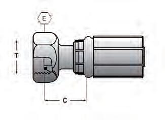 Hydraulslang Presskopplingar - G G-FBSPORX 1025 Presskoppling One-Piece, Rak, lnv-g, O-ring Presskoppling Rak Invändig G-gänga. 602 kona med o-ring. Hel mutter. Skalfri One-Piece.