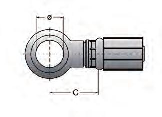 Presskopplingar - G G-BSPBJ Hydraulslang 1025 Presskoppling One-Piece, Rak, BSP Banjo Presskoppling Rak Banjo för BSP-gängad hålskruv. Skalfri One-Piece. Max arbetstryck 100 bar. Hålskruv se Art.