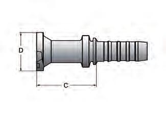 ( T ) höjd ( H ) ( E ) ( C ) ( Ø ) 06GS12FDHORX90 M 20x1,5 37 24 42,2 3/8" 12 S 08GS16FDHORX90 M 24x1,5 44 30 50,5 1/2" 16 S 10GS20FDHORX90 M 30x2,0 51 36 62,2 5/8" 20 S 12GS20FDHORX90 M 30x2,0 62 36