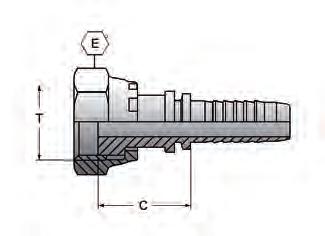 Presskopplingar Standard 4224 1000 Pressnippel Rak, lnv-orfs, Pressad mutter Pressnippel Rak Invändig UNF-gänga. Plantätad. Pressad/ rullad mutter.