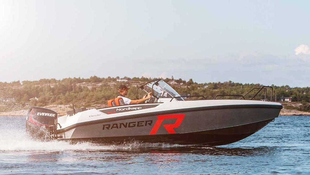 ENDURO 605 En perfekt kombination Enduro 605 Ranger är en av den första båtarna ut i vår Ranger-serie och kombinerar vår prisbelönade Enduro 605 tillsammans med aluminiumskrov.