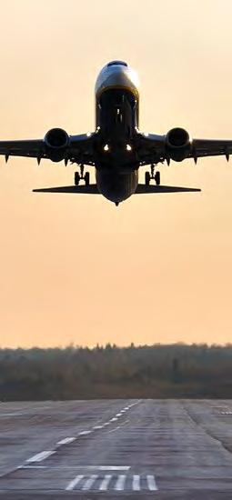 I luften... Göteborg Landvetter Airport, med 4,9 miljoner resenärer under 212, är näst störst i landet vad gäller passagerartrafik.