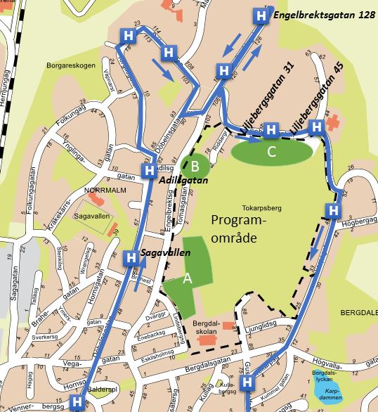 3.2 Kollektivtrafik Linje 7 trafikerar med 15-minuters turintervall hela dagen kl. 06-18, övrig tid med 30- minuters turintervall, vilket är god standard.