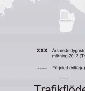 Hönöleden och 990 fordon/dygn på