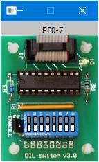 Arbetsbok för MD407 - PROV CPU/disassembly, MD407-simulatorns olika ARM-register, en bild av det disassemblerade minnesinnehållet dvs. programmet och debuggerns kontrollfunktioner.