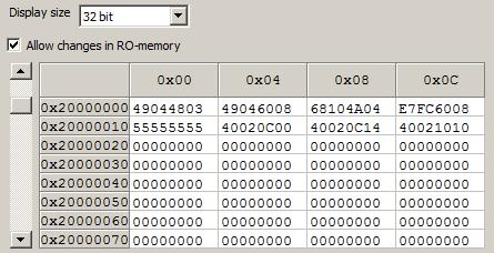 Arbetsbok för MD407 - PROV Simulatorns hantering av minnet Adressrymden hos MD407 används på följande sätt.