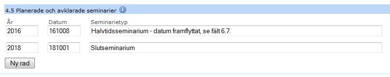 Om inget har hänt efter 13 månader skickas notifiering till prefekten istället med ett intervall på 7 dagar och i all oändlighet om inte en ny ISP skapas.