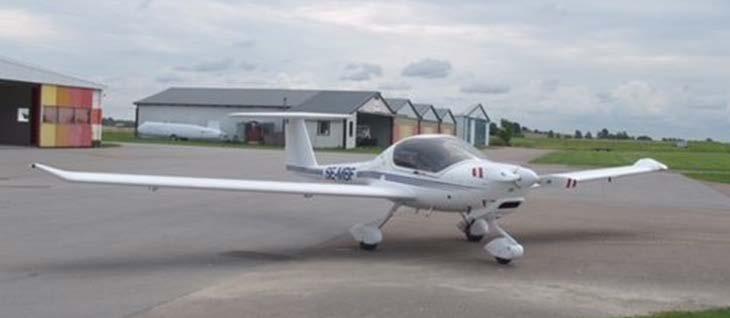 1.6.1 Flygplanet Typcertifikatinnehavare Diamond Aircraft Industries Inc Modell DA20-A1 Serienummer 10.