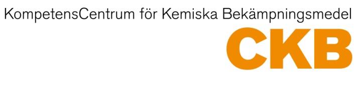 rapport 2013:3 Uppsala 2013 KompetensCentrum för Kemiska Bekämpningsmedel Sveriges