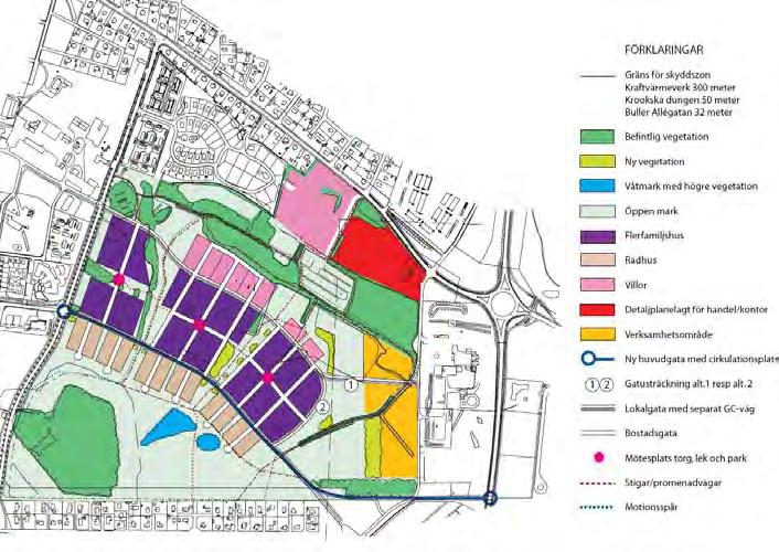 Illustrationsplan A7-fältet Visby Temagruppen Sverige AB, från FÖP Visbyområdet 2025 Hela Visby Detaljplaner, områdesbestämmelser förordnanden m m Området är inte detaljplanelagt.