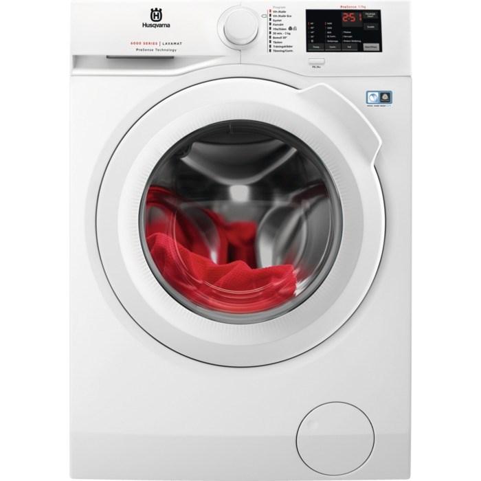 Tvättmaskin QW146374 DEN VARDAGLIGA KVALITETSBEVARAREN ProSense justerar automatiskt tvättid, energi- och vattenförbrukning efter tvättvolymen TAR HAND OM DINA KLÄDER.