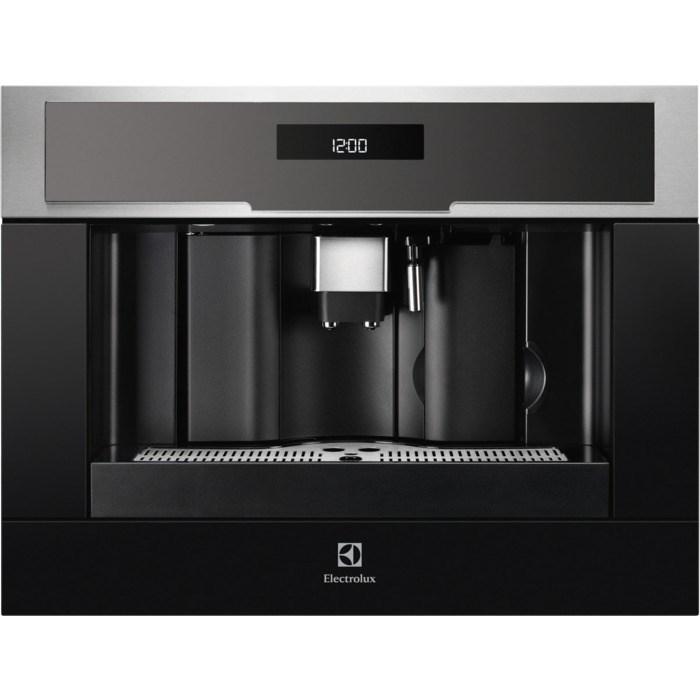 Inbyggd espressomaskin EBC54524AX En personlig touch av lyx som matchar dina övriga produkter Kompakt inbyggnadsepresso i stilfull och distinkt design Ett enkelt sätt att brygga din kaffe eller