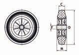 0 129 x 106 105 x 80 11 240 150 205 2 SR5615 - Fast platta Ungefärlig Belastningskapacitet C A x B E X G F 491072 3 80 25.0 100 x 84 80 x 60 9 108 50 16 491073 3 100 30.