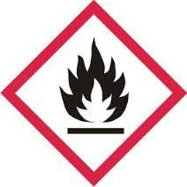 Märkning enligt förordning (EG) nr 1272/2008 Ämnet är klassificerat och märkt enligt CLP-förordningen. Farosymboler GHS02 Faroangivelser H224+EUH019 Extremt brandfarlig vätska och ånga.