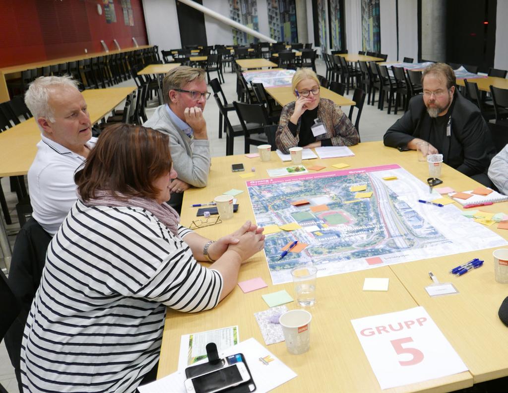 Workshop föreningslivet Deltagare Den 27 oktober 2016 genomfördes en workshop om Vilundaparkens utveckling i Kulturhuset Messingen i Upplands Väsby.