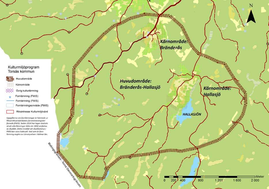 Huvudområdet är att betrakta som ett område som förstärker förståelsen för kärnområdena. Generellt ges inget särskilt skydd för huvudområdet.