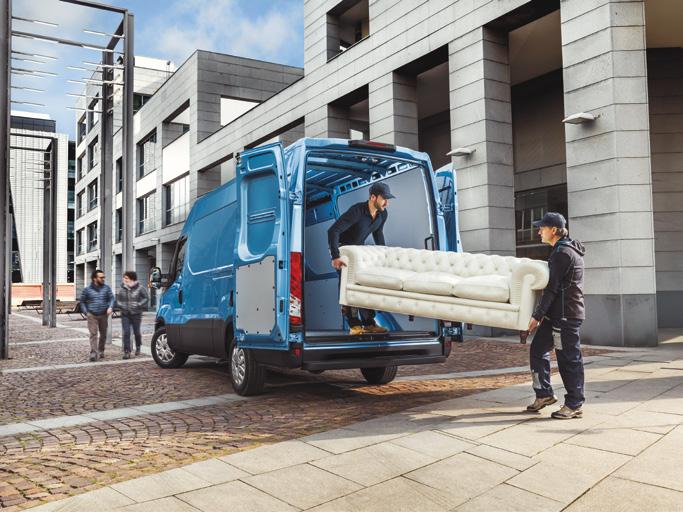 Den effektivitetsoptimerade framhjulsupphängningen ger inte bara utmärkt kontroll över fordonet utan ökar också det högsta tillåtna axeltrycket.