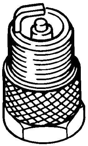 Figur 36 1. Oljefilter 2. Adapter 3. Stryk på ett tunt lager ny olja på utbytesfiltrets gummipackning (Figur 36). 4.