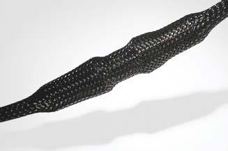3.6 Kabelskyddssystem Flätad skyddsstrumpa Flätad standardskyddsstrumpa av Polyester Helagaine HEGP Helagaine flätad skyddsstrumpa HEGP används inom skåpbyggnation, fordonssektorn, maskinkonstruktion