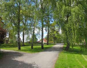 Platsen består främst av öppna gräs och slaghackytor med en lekplats uppe på höjden samt en grusad bollplan nedanför i söder.gångvägen genom området kopplar samman parken med Lundhagen.