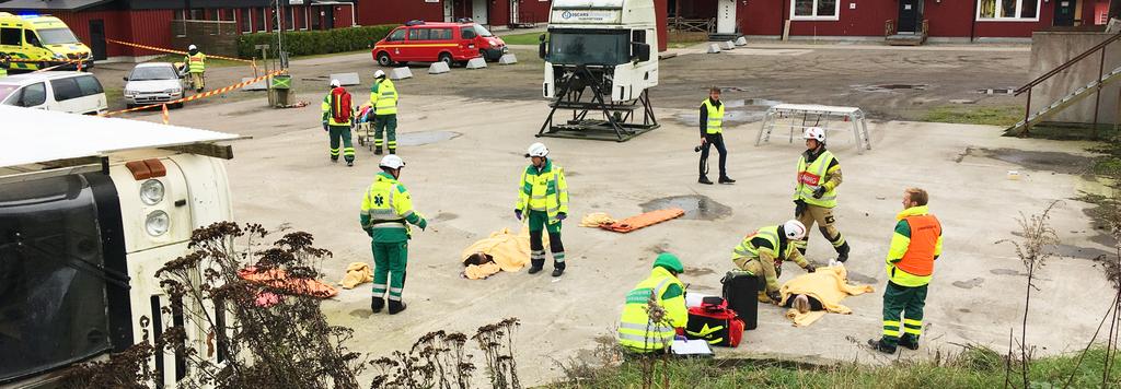 ÖVERGRIPANDE MÅL VI SKA: GENOMFÖRA VÅRA UPPDRAG SNABBT OCH EFFEKTIVT MED RÄTT KOMPETENS KOMPETENSUTVECKLING SJUSTEGSMODELL FÖR RÄDDNINGSLEDARE I år gjorde vi en satsning mot ett enat sätt att leda