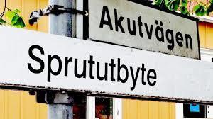 Sprututbyten i Sverige Uppskattningsvis 8000 personer med injektionsmissbruk. De flesta sprututbyten ligger under infektionskliniken. Primärvård/ psykiatri förekommer.