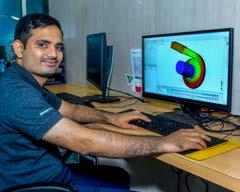 CBE I FOKUS CFD-simulering (flödesdynamik) Prestandatestning av vattenpump Oavsett om vi arbetar med geometrier för pumphjul eller snäckhus kan vi använda de här avancerade designverktygen för att