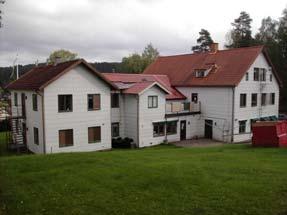 Utrymningsväg, fasad Patientrum Patientrum