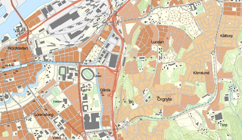 3. Befintliga förhållanden 3.1 Planområdesbeskrivning Planområdet Göketorpsgatan ligger östra delen av Göteborg, i stadsdelen Torp (Figur 1).