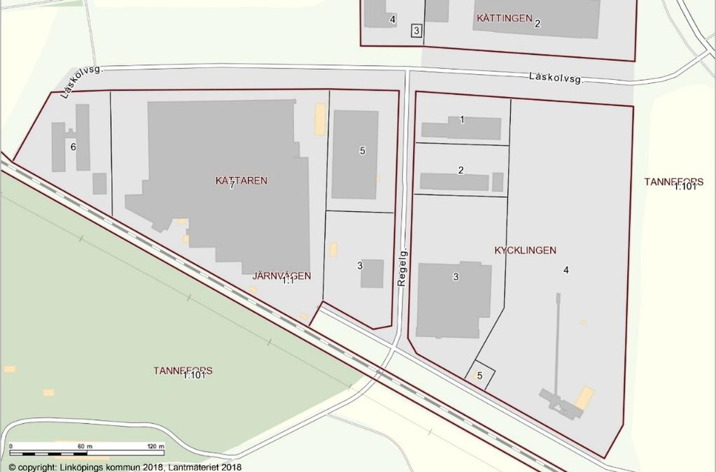 Plandata Planområdena är belägna i Hackefors ca 4 km från Linköpings centrum.
