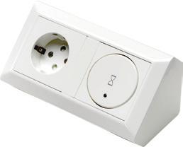 Nyproduktion lägenheter RS Strömställare RS-snabb För infällt montage,16a, 250V. Lysrörslast 10A. IP20.