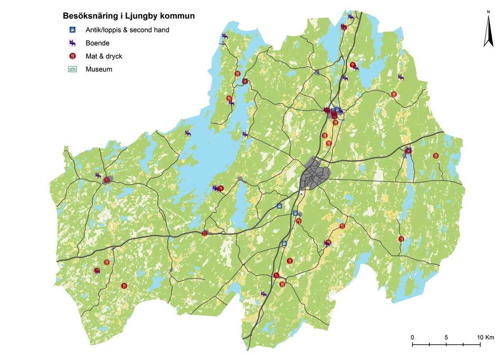 Besöksnäring Besöksnäringen är Sveriges snabbast växande bransch och Ljungby kommun har beslutat att arbeta med besöksnäringen på ett mer strategiskt sätt.