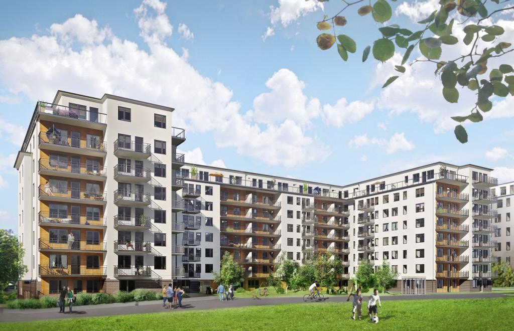 Orion Täby Antal bostäder ca 300