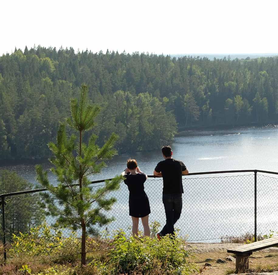 VÅRA STYRKOR Kalmar län har höga kultur- och naturvärden både som kustlän och skogslän. Området kring Aboda Klint, i Högsby kommun, är ett naturreservat med omväxlande naturtyper.