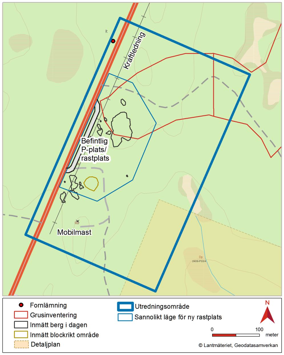 4. Förutsättningarna i utrednings- och influensområdet Figur 4. Utredningsområde och förutsättningar 4.1.