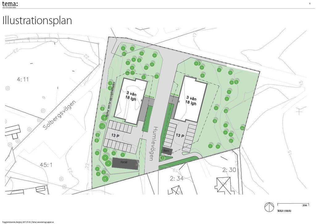 DETALJPLAN FÖR 17SBN20 SAMRÅDSHANDLING 5 Planens genomförande bedöms initialt inte medföra några negativa aspekter ur perspektivet geoteknik och radon under förutsättning att de geotekniska